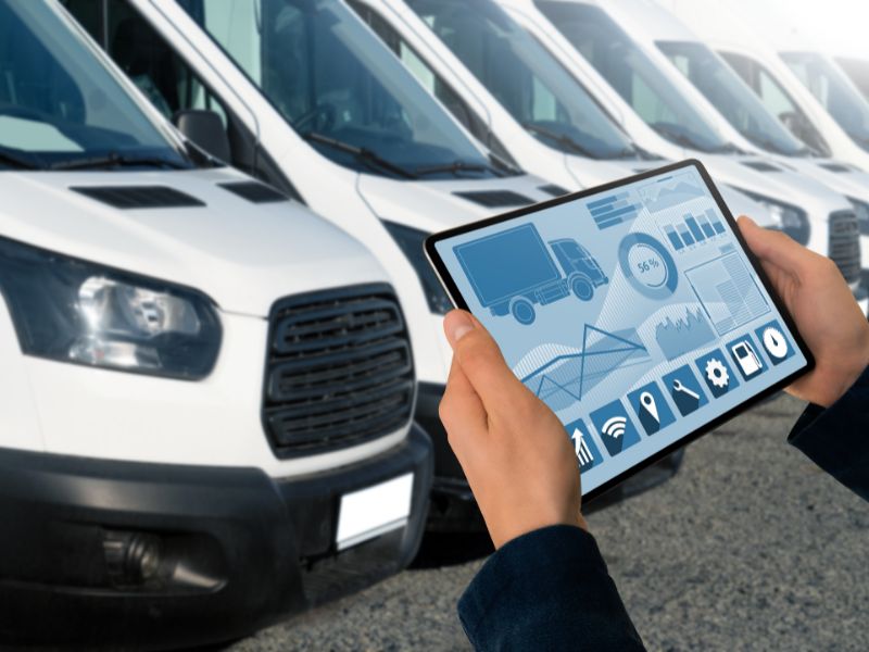 Job tracking software on a mobile device