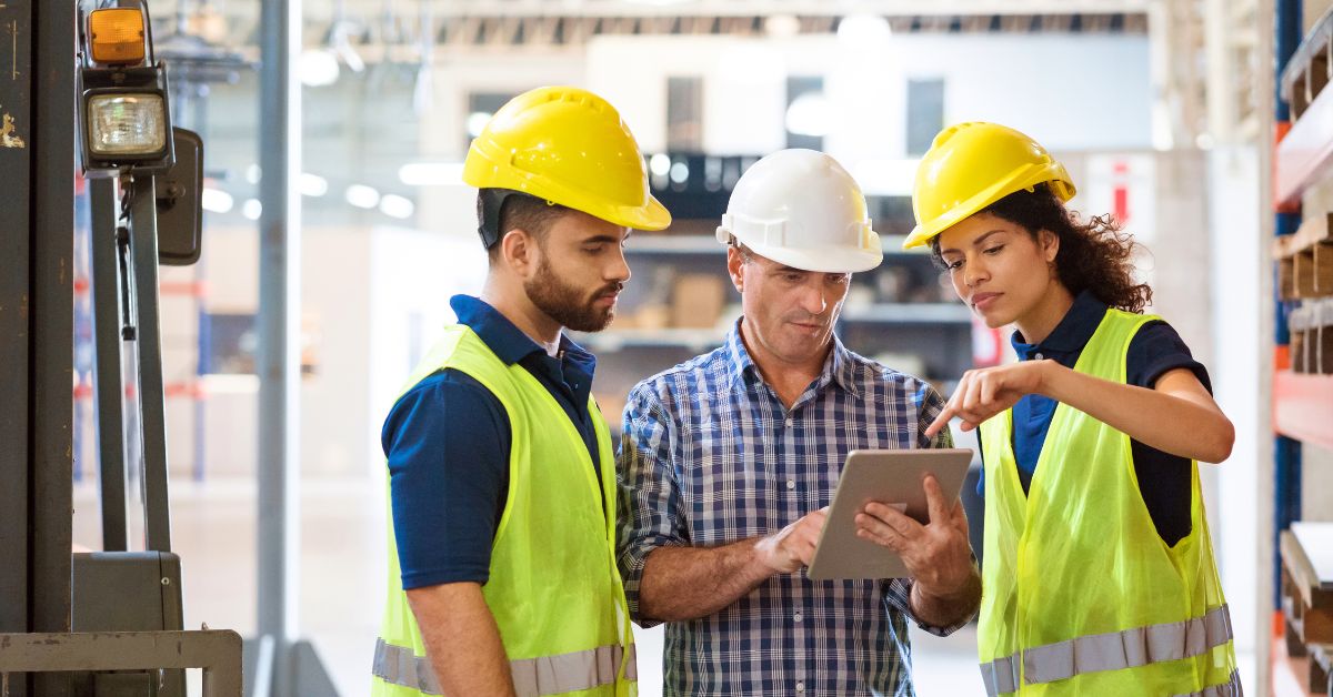 Job Management System being used by operatives